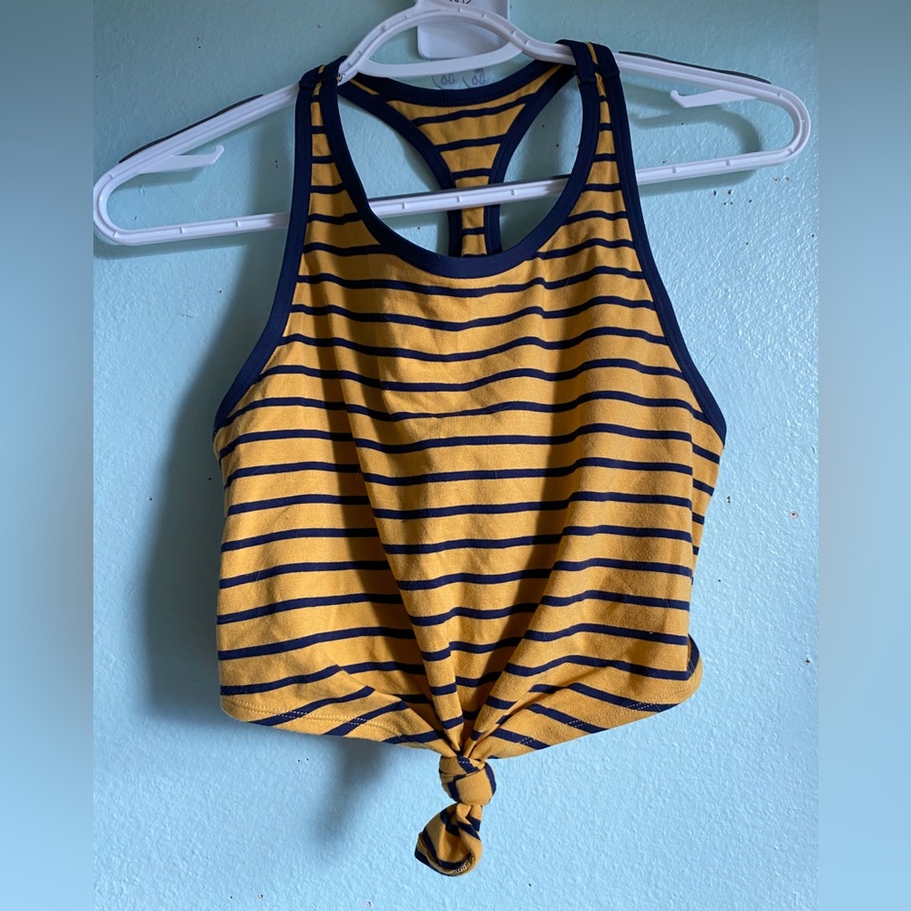 Aerie cropped tank top. Size m. Built in bra